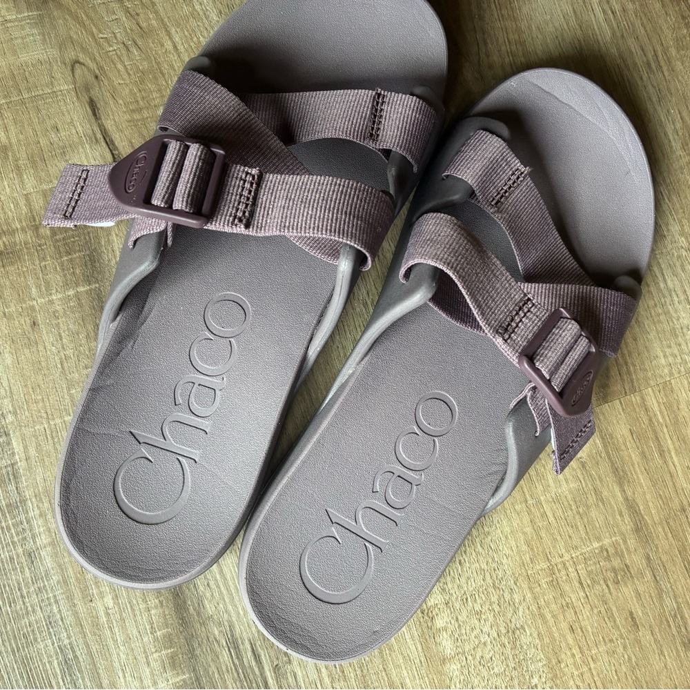 Chaco Mauve Slide Sandals